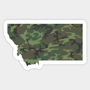 Montana Camo Sticker